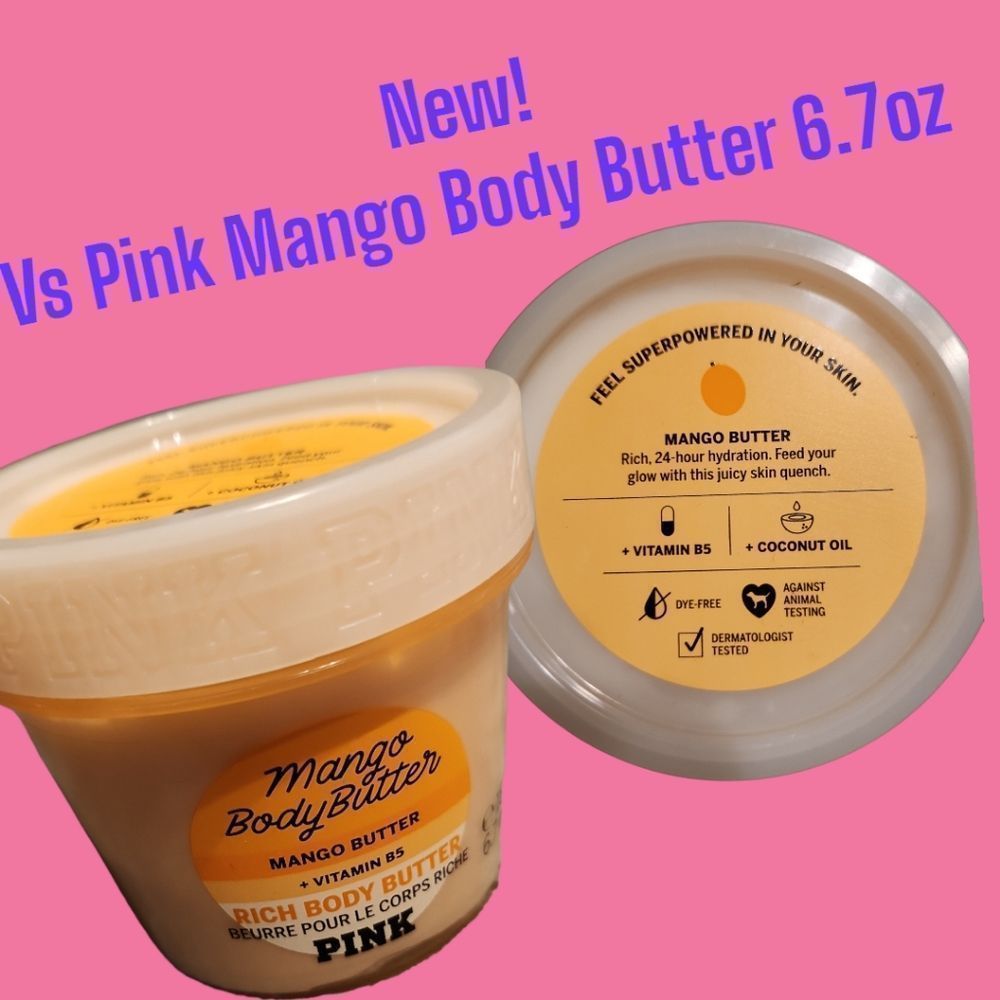 ⭐️2/$25⭐️ Sale! 🆕️🆚️Pink Mango Body Butter